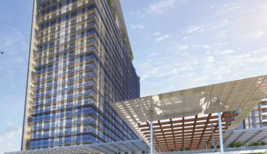 M3M Broadway commercial development aerial view Sector 71 Gurgaon